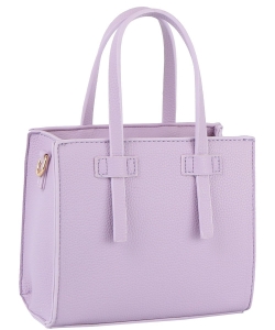 Fashion Boxy Satchel Crossbody Bag JY-0435-M  LAVENDER